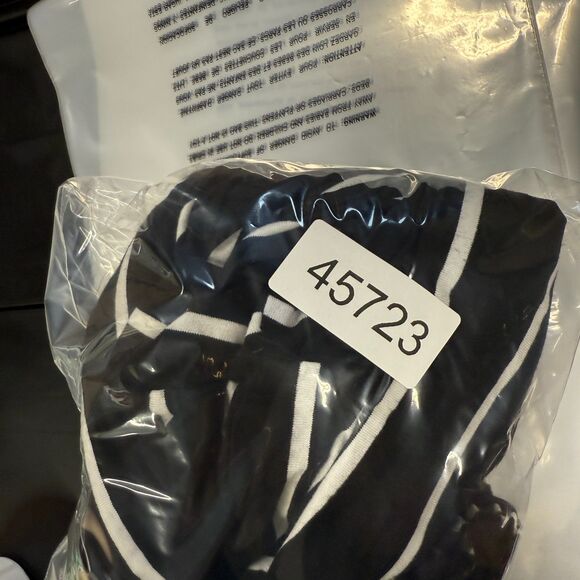 Hount Dress Women 2XL Black Striped Maxi Long Sleeve Cotton Round Neck Casual - Picture 7 of 7